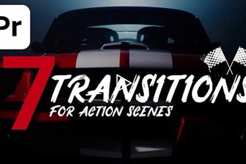 7 energetic TRANSITIONS for Action footage - Adobe Premiere Pro