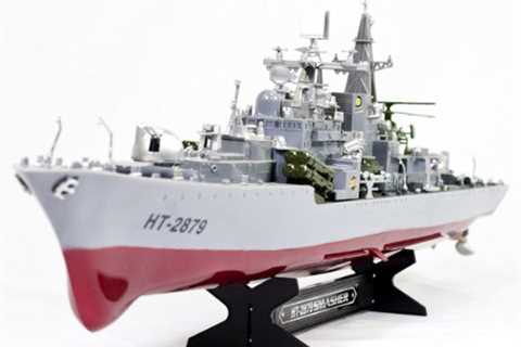 Unbekannt RC Destroyer DUKE Navy Warship with Remote Control, 78cm length