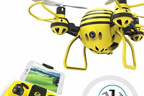 HASAKEE H1 FPV RC Drone with HD Live Video Wifi Camera and Headless Mode 2.4GHz 6-Axis Gyro..