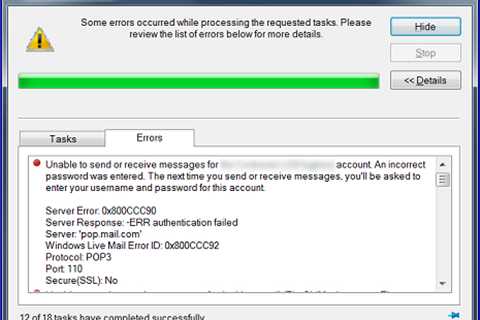 Solving Script Errors In Windows Live Mail