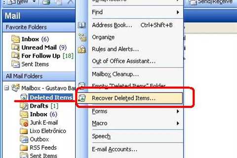 Best Way To Fix Can’t Recover Deleted Items In Outlook 2003