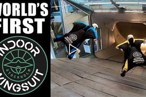 World's First Indoor Wingsuit Flying Tunnel