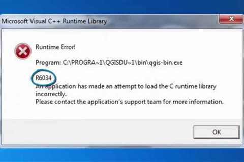 Troubleshooting Real Player Runtime Error R6034 Just Got Easier