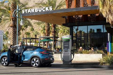 Volvo Installing EV Charging Stations At Starbucks Stores