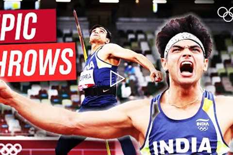 Neeraj Chopra & more - Winning Javelin throws!