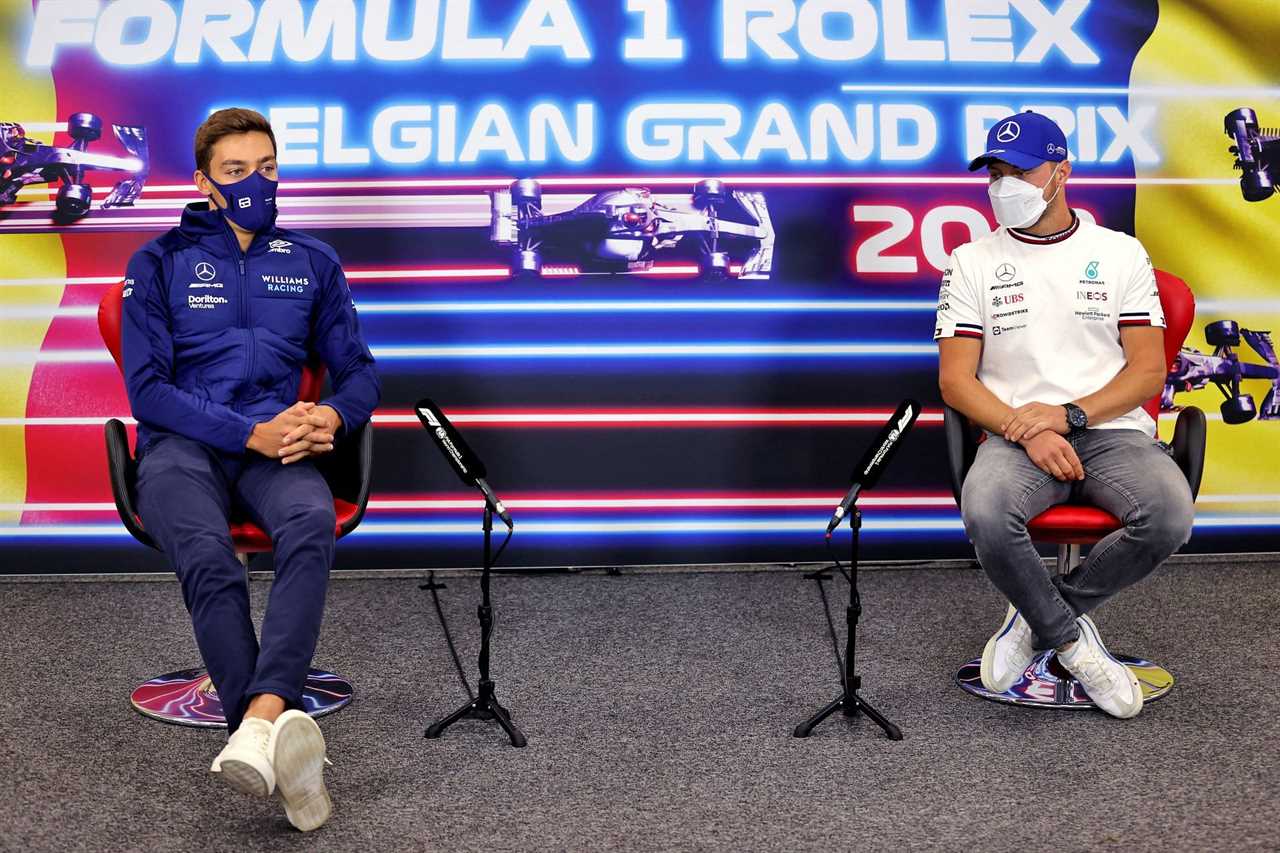 Valtteri Bottas refutes questions on personal battle with Mercedes’ George Russell at 2022 F1 Imola GP