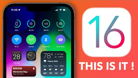 iOS 16 - This Is It !