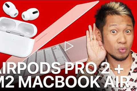 AirPods Pro 2, M2 Macbook Air at WWDC22 & AirPods Max details!