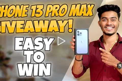 Iphone 13 Pro Max Giveaway | Birthday Special Giveaway | #Giveaway