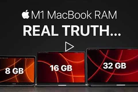 How much RAM do you ACTUALLY need in your M1 Macbook?