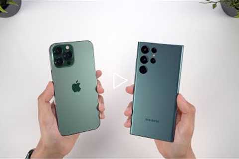 iPhone 13 Pro Max vs Galaxy S22 Ultra In-Depth Comparison & Review