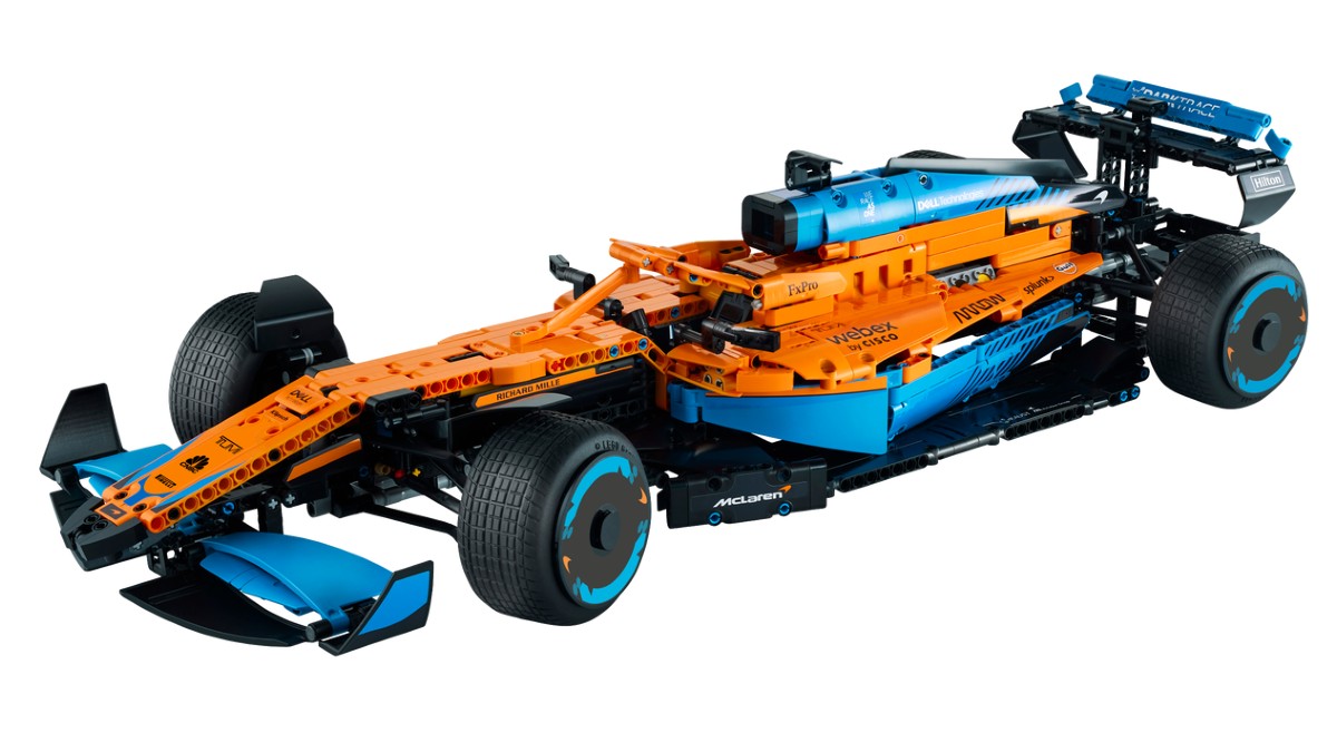 Watch Will Buxton, F1 host, tackle the LEGO McLaren F1 car