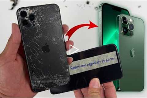 How To Restore And Turn Destroyed iPhone 11 Pro MaX  into a Brand New iPhone 13 Pro Max