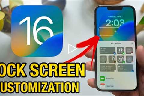 iOS 16 NEW Customization Features! (Lock screen, Widgets & More!)