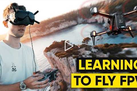 Learning To Fly The DJI FPV DRONE! (From Zero)
