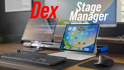 Samsung Dex vs Stage Manager (iPadOS16) - M1 iPad Pro vs Tab S8 Ultra