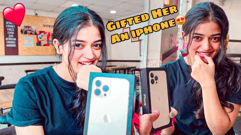 I Gifted Her iphone 13 Pro Max😍@sanchi tuli ❤️
