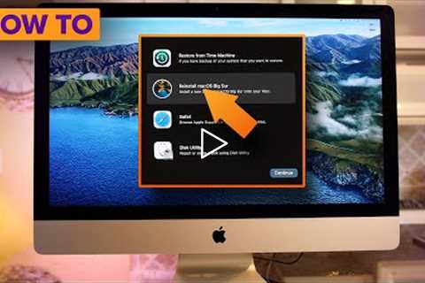 Reinstall MacOS and keep all of your data