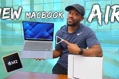 NEW M2 MacBook Air 2022 Unboxing & Review!