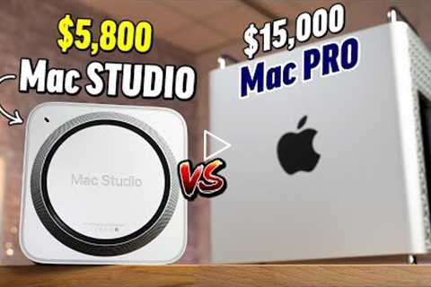 Mac Studio vs Mac Pro - M1 Ultra will BLOW your Mind! 🤯