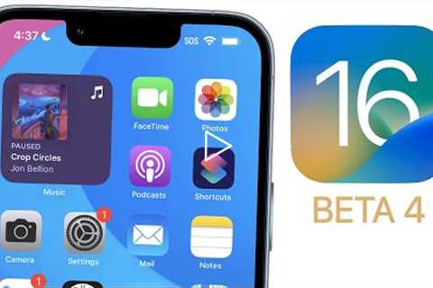 iOS 16 Beta 4 Released - What's New?