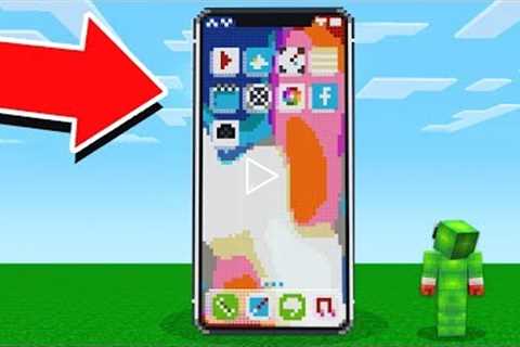 WORKING iPHONE X IN MINECRAFT!