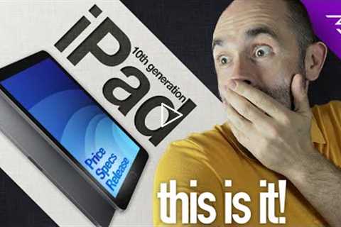 iPad 10th generation launch date in October. 10th gen huge upgrade leaks, but there are bad news
