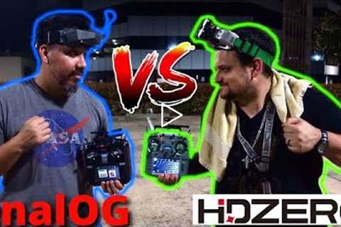 HDZero vs analOG RACEOFF - Drone RACING