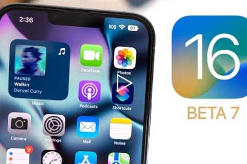 iOS 16 Beta 7 Released - What's New?