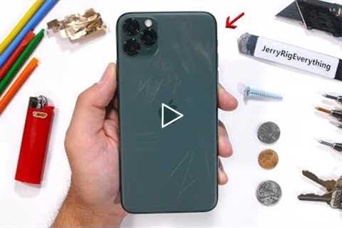 iPhone 11 Pro Max Durability Test - Back Glass Scratches?