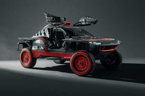 Already Wild Audi RS Q E-Tron E2 Rally Car Gets Wilder, Cuts Weight for Bout in Dakar
