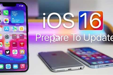 iOS 16 Releasing Soon - Prepare To Update