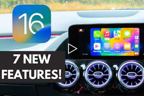 Apple CarPlay iOS 16 | 7 NEW FEATURES!