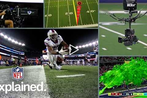 AMAZING Technology! From Yellow Line to skycam and Pylon Cam | NFL EXPLAINED Broadcast Innovations