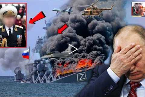 🛑 10 Ukranian Hunter Drones Attack on Big Russian T-10'93 Carriers Totally Destroyed In Sea Gta-⁵