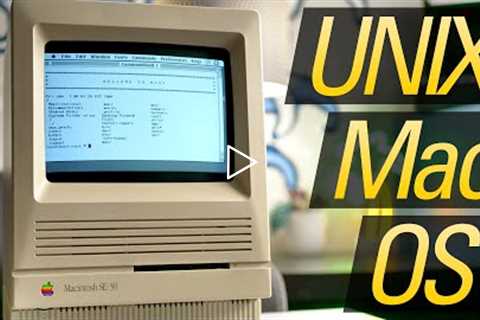 Apple A/UX: The First UNIX Mac OS!