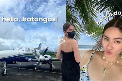 VLOG ✿ Unboxing iPad Mini 6, Flying to Batangas, Going to the Beach and the Park!