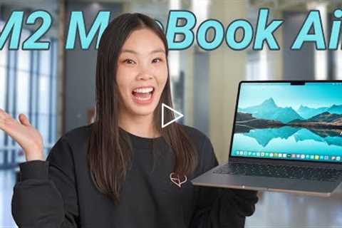 M2 MACBOOK AIR Unboxing & First Impressions | Crazy Thin & Powerful!!