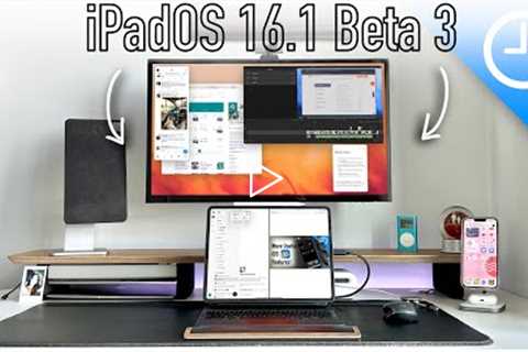 iPadOS 16.1 Beta 3 | What’s New & Stage Manager Improvements!