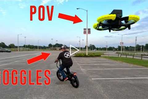 Driving using a Video Game POV - DJI Avata drone Challenge