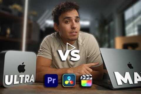 Mac Studio M1 ULTRA vs Macbook Pro MAX // Best Editing Computer?