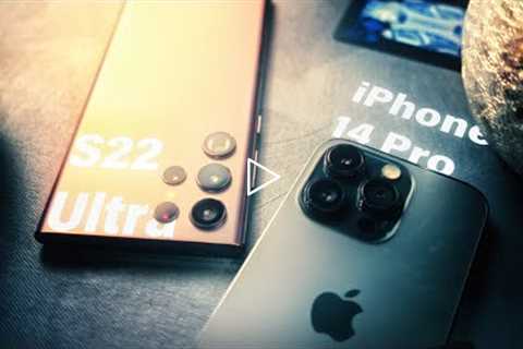 iPhone 14 Pro VS S22 Ultra Camera Comparison (Photography)