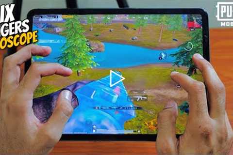 IPAD PRO BEST 6 FINGERS HANDCAM CLAW GAMEPLAY - pubg mobile