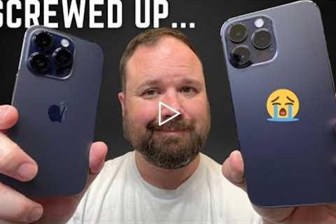 iPhone 14 Pro HUGE Mistake! I'm an Idiot...