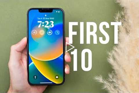 iPhone 14 - First 10 Things To Do! (Tips & Tricks)