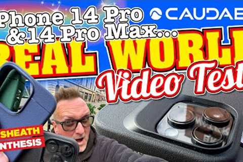 iPhone 14 Pro and 14 Pro Max REAL WORLD VIDEO TEST Thanks to The Caudabe Sheath & Caudabe..