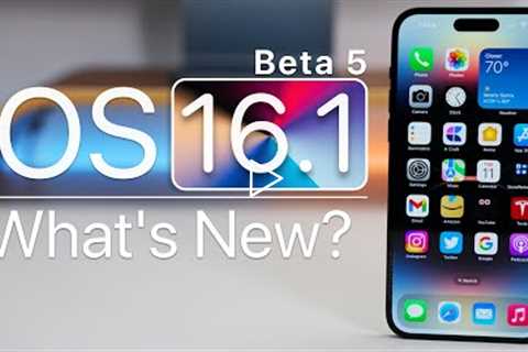 iOS 16.1 Beta 5 is Out! - What's New?