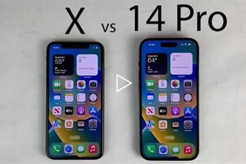 iPhone 14 Pro vs iPhone X Speed Test
