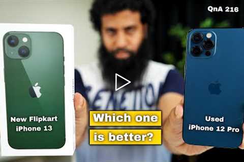 QnA 216 | New iPhone 13 vs Used iPhone 12 Pro, Apple October Event, Best iPhone for vlogging