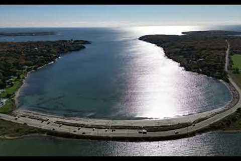 Fall Morning in Jamestown,RI Aerial Photography